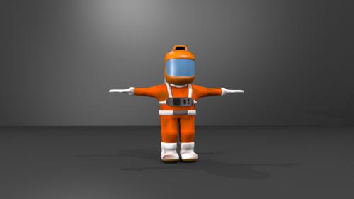 Orange Astronaut preview image